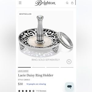 Brighton Lacie Daisy Ring Holder